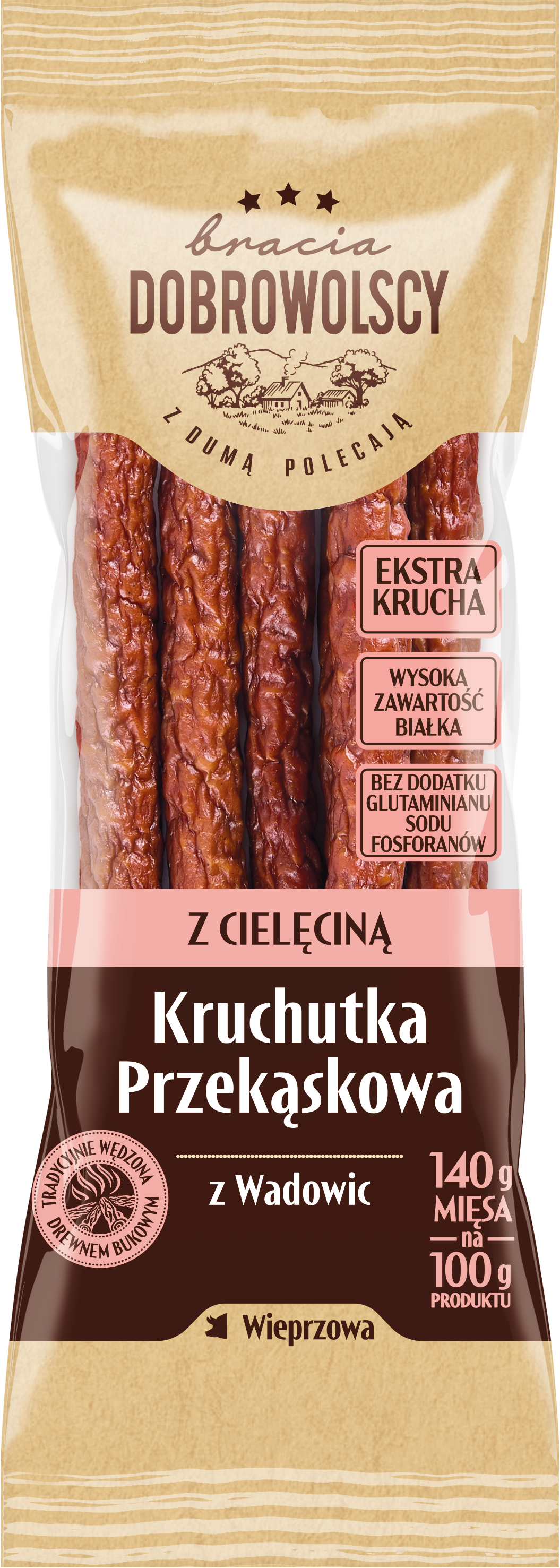 Opakowanie Kruchutka Przekąskowa z&nbsp;cielęciną z&nbsp;Wadowic
